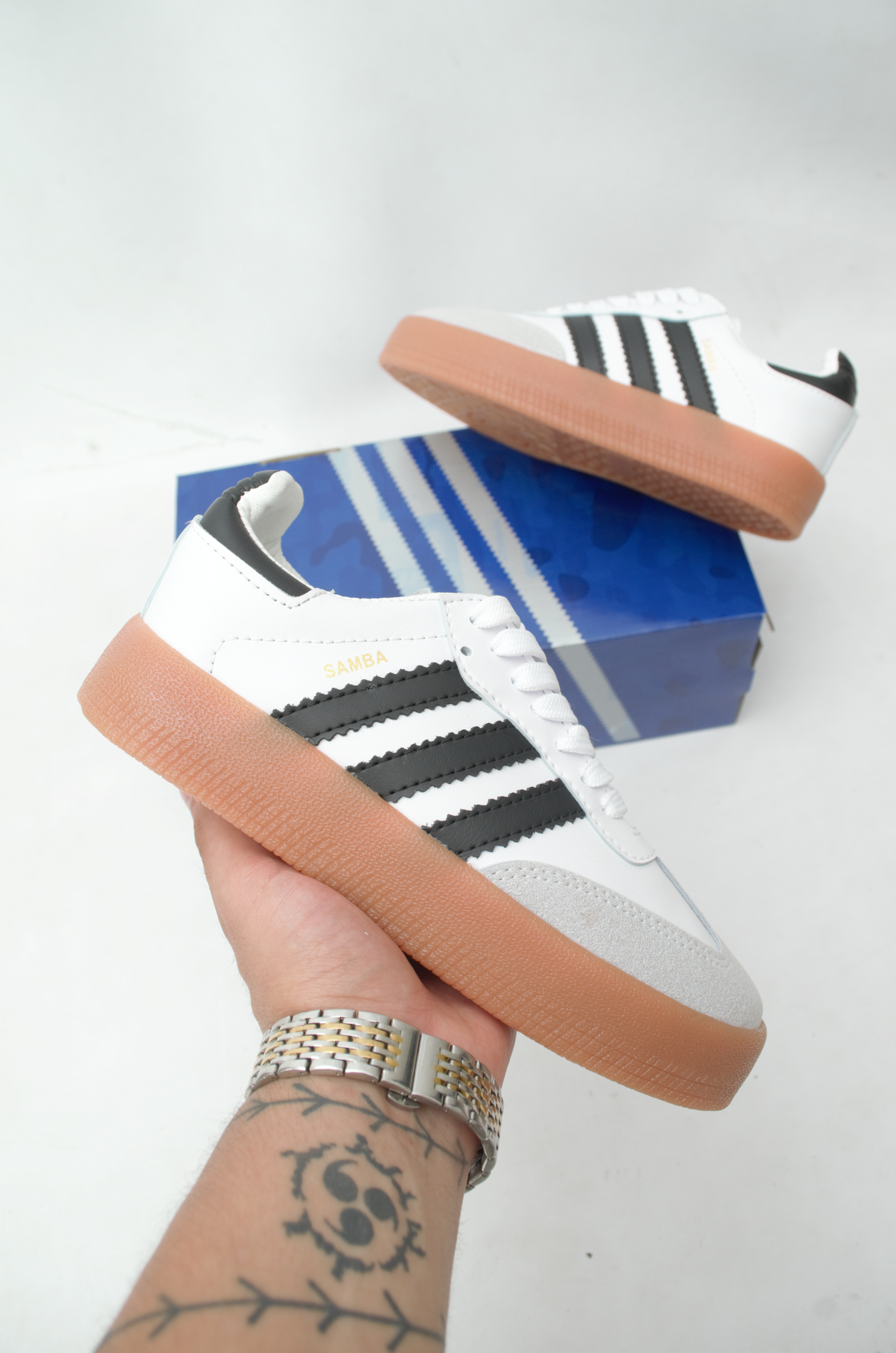 CAJA/ ADIDAS SAMBA DOBLE PISO