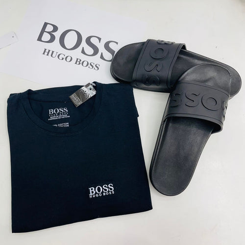 COMBO CAMISA HUGO BOSS + SANDALIAS AllUneedStore